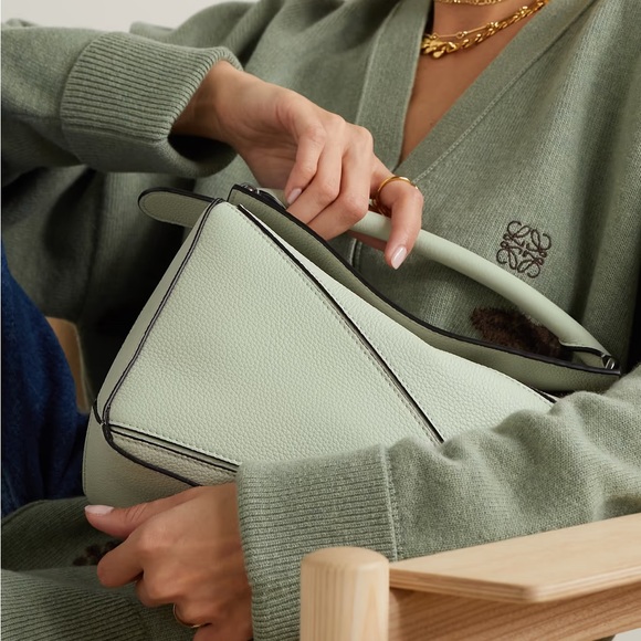 Loewe Small Puzzle Bag in light Celadon - Picture 13 of 14